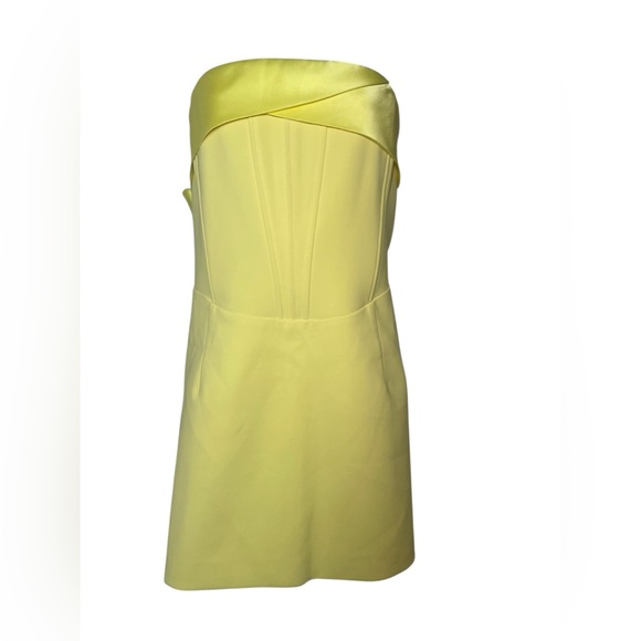 Retrofête Lydia Yellow Strapless Corset Mini Dress Size XXL NWT - Picture 2 of 9